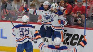 Draisaitl doet het weer voor Oilers in verlenging, stand gelijk in Stanley Cup Finals