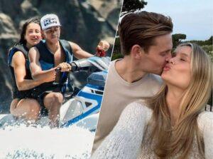 Lamine Yamal (17) op vakantie met 30-jarige influencer, Frenkie de Jong aan het zwembad in Saint-Tropez