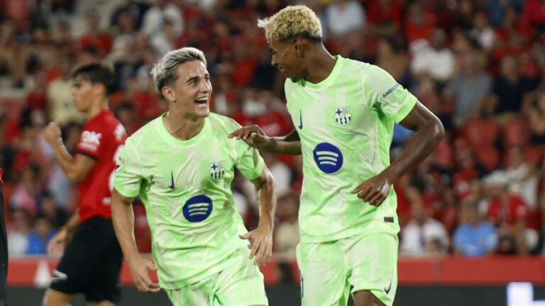 Barcelona begint seizoen met zege op negental Mallorca in verhit duel