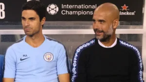 Guardiola: “Titelstrijd wordt niet beslist tegen Arsenal”