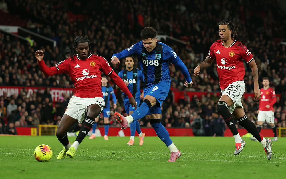Doelpuntenregen in Manchester: United–Bournemouth eindigt in 4-4 waanzin