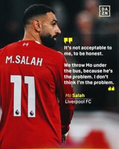 Salah ontploft na Leeds-uit: ‘Ik voel me onder de bus gegooid’